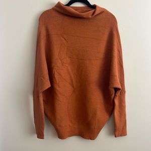 NWT boutique camel knit sweater M/L